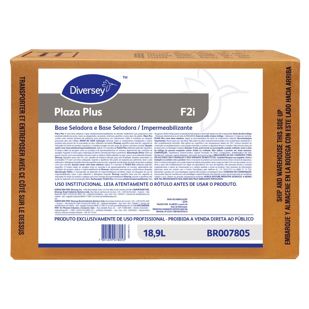 PLAZA PLUS 18.9L - BASE SELADORA E BASE SELADORA / IMPERMEABILIZANTE